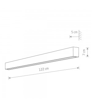Настенный светильник Nowodvorski Straight Wall LED L 7560-foto2