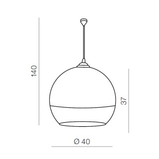 Подвесная люстра Azzardo Silver ball 40 AZ0734-foto3