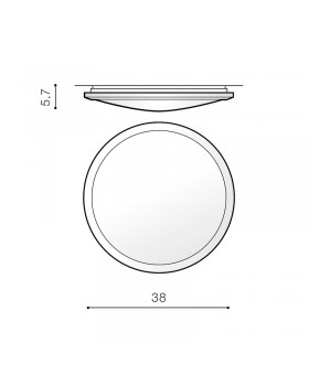 Накладной светильник Azzardo Junona 38 AZ2751-foto3