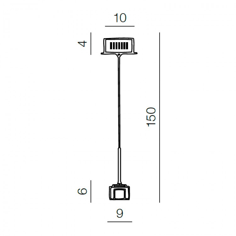Подвесной светильник Azzardo Box 1 AZ0036