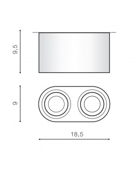 Потолочный светильник Azzardo Brant 2 AZ2821-foto3