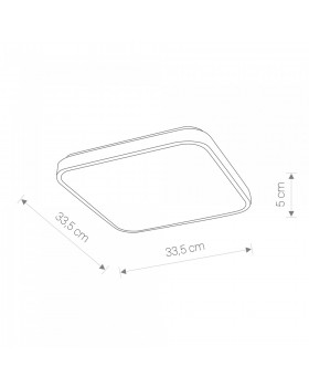 Потолочный cветильник Nowodvorski Agnes Square Led 8138-foto2