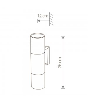 Уличный настенный светильник Nowodvorski Negro 4426-foto2