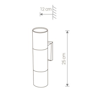 Уличный настенный светильник Nowodvorski Negro 4426-foto2