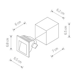 Уличный светодиодный светильник Nowodvorski Step Led 6908-foto2