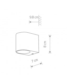 Уличный настенный светильник Nowodvorski Arris 9516-foto2