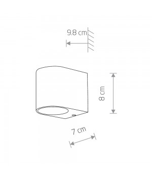 Уличный настенный светильник Nowodvorski Arris 9516-foto2