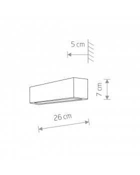 Настенный светильник Nowodvorski Straight Wall XS 7601 7601-foto2