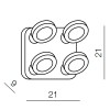 Спот Azzardo Enzo 4KW AZ0674