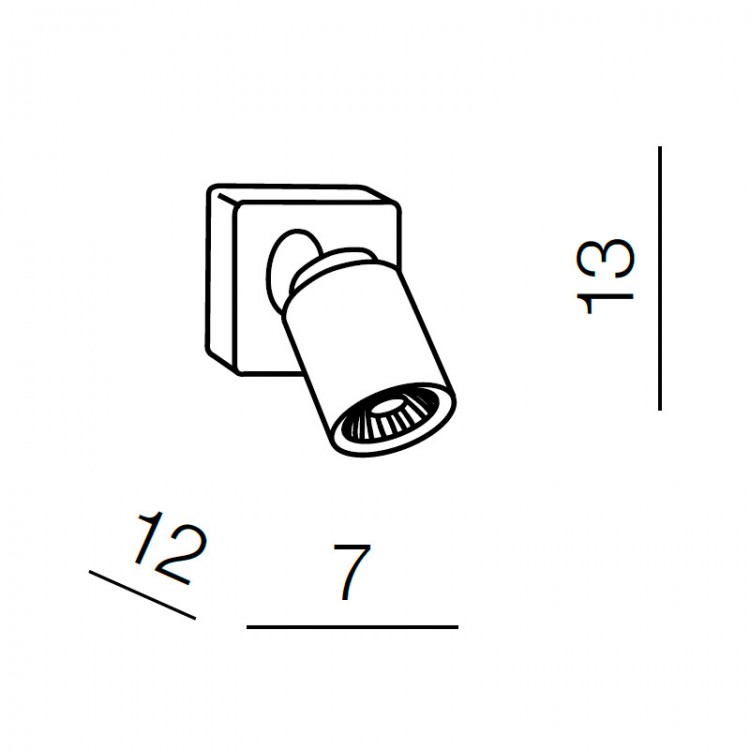 Спот Azzardo Tomi 1 AZ0662