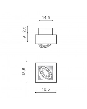 Накладной светильник Azzardo Nikea AZ4436-foto2
