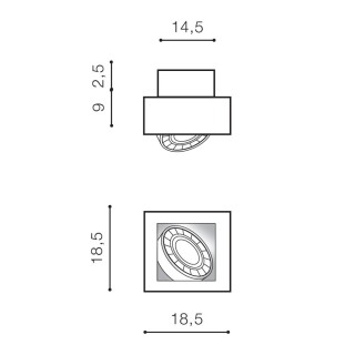 Накладной светильник Azzardo Nikea AZ4436-foto2