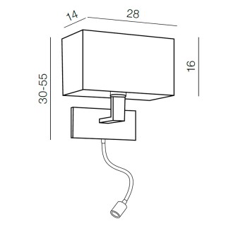 Настенный светильник Azzardo Martens wall LED AZ1526-foto2