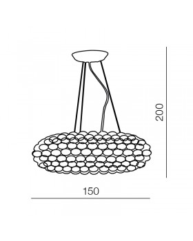 Подвесная люстра Azzardo Acrylio XXL AZ0289-foto2