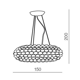 Подвесная люстра Azzardo Acrylio XXL AZ0289-foto2