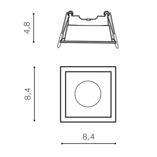 Встраиваемый светильник Azzardo Milet AZ4075-foto2