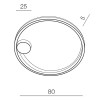 Потолочная люстра Azzardo Halo 80 Top AZ4703