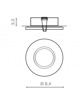 Встраиваемый светильник Azzardo Ika R IP65 AZ3017-foto2