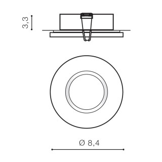 Встраиваемый светильник Azzardo Ika R IP65 AZ2865-foto3