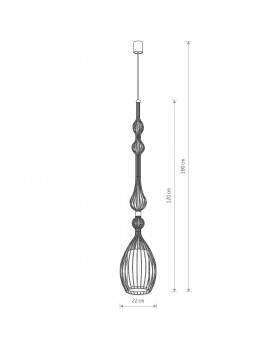 Подвесная люстра Nowodvorski Abi L 8864-foto9