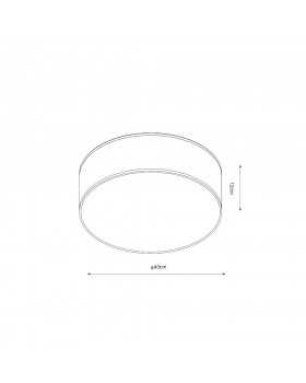 Потолочная люстра Zumaline CLARA CL12029-D40-BK-foto2