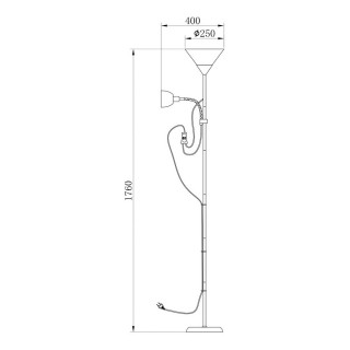 Торшер Zumaline TWINS RLL94898-2-foto2
