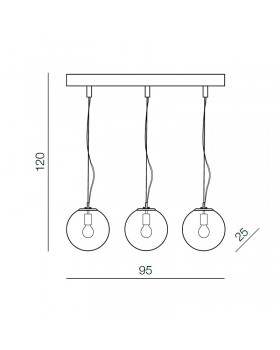 Потолочная люстра Azzardo Iris AZ3103-foto2
