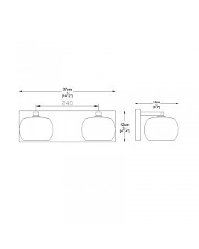 Бра Zumaline CRYSTAL W0076-02A-B5FZ-foto2