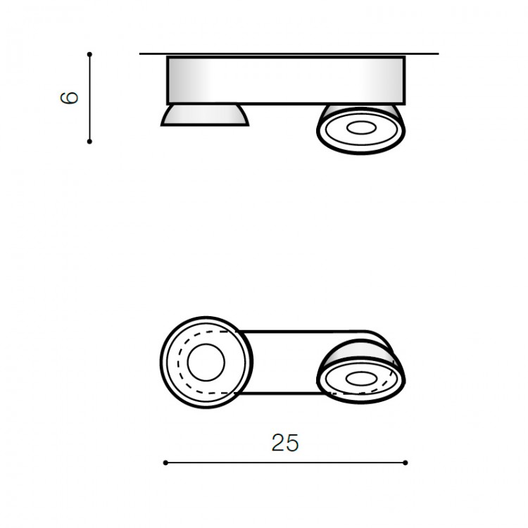 Накладной светильник Azzardo Boston double AZ3545