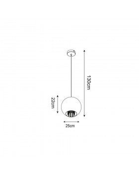 Светильник подвесной Zumaline IVIA P12082D-D25-foto2