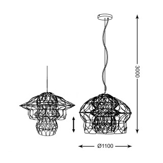 Подвесная люстра Zumaline MANDALIGHT 94382-foto2