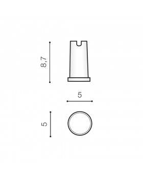 Встраиваемый светильник Azzardo Alf Round AZ4463-foto3