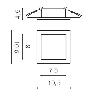 Встраиваемый светильник Azzardo Minorka AZ4142-foto3