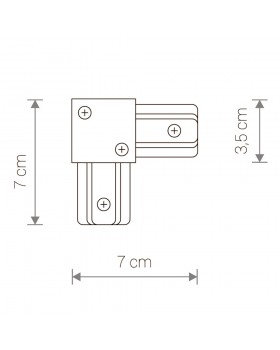 Коннектор L-образный Nowodvorski Profile 9456-foto2