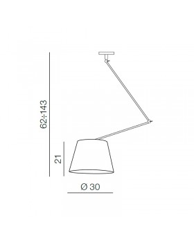 Основание потолочного светильника Azzardo Adam AZ1841-foto3