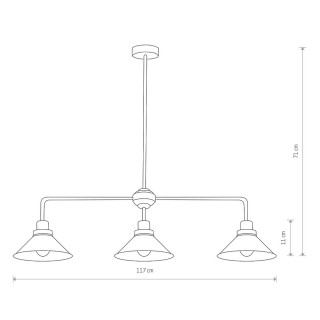 Потолочная люстра Nowodvorski Craft 9150-foto2