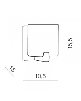 Настенный светильник Azzardo Cross 1 AZ0084-foto2