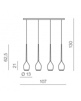 Подвесной светильник Azzardo Izza 4 AZ0101-foto2