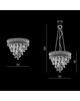 Подвесная люстра Azzardo Kalabria AZ2108-foto4