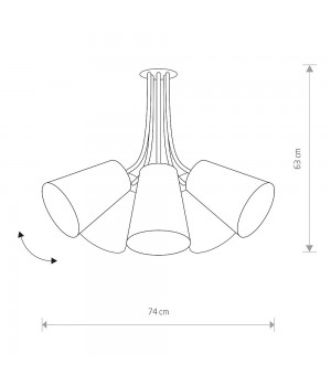 Потолочная люстра Nowodvorski Flex Shade 9277-foto2
