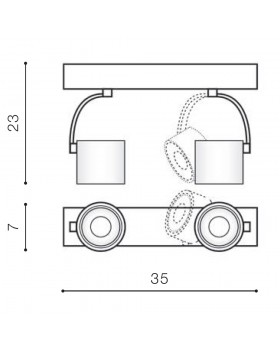 Накладной светильник Azzardo Bross Arm AZ3502-foto2
