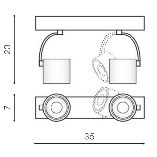 Накладной светильник Azzardo Bross Arm AZ3502-foto2