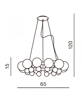 Подвесная люстра Azzardo Esperanza AZ0095-foto2