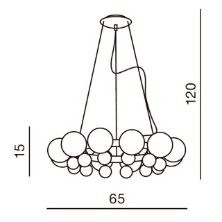 Подвесная люстра Azzardo Esperanza AZ0095-foto2