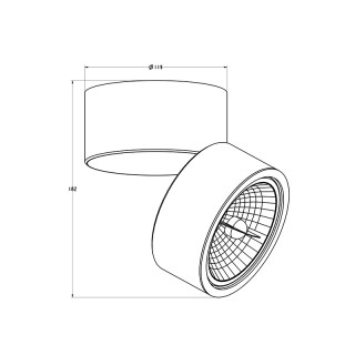 Спот Zumaline LOMO CL 1 20001-BK-foto2