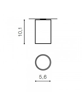 Накладной светильник Azzardo Mini Round AZ1781-foto2