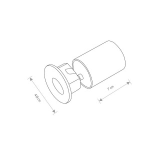 Встраиваемый светодиодный светильник Nowodvorski Oia Led 9102-foto2