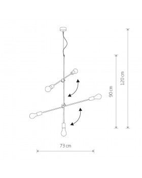 Подвесная люстра Nowodvorski Sticks 6270-foto2