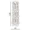 Подвесная люстра Azzardo Rain AZ0270
