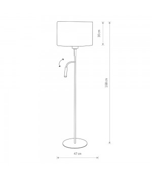 Торшер Nowodvorski Hotel Plus 9074-foto2